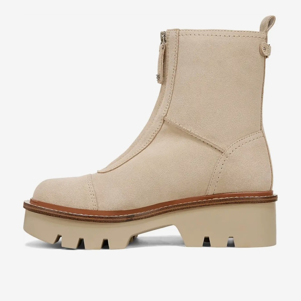 NIB $160 San Edelman Coopwr Chelsea Boots Oat suede color 9 - Picture 4 of 7